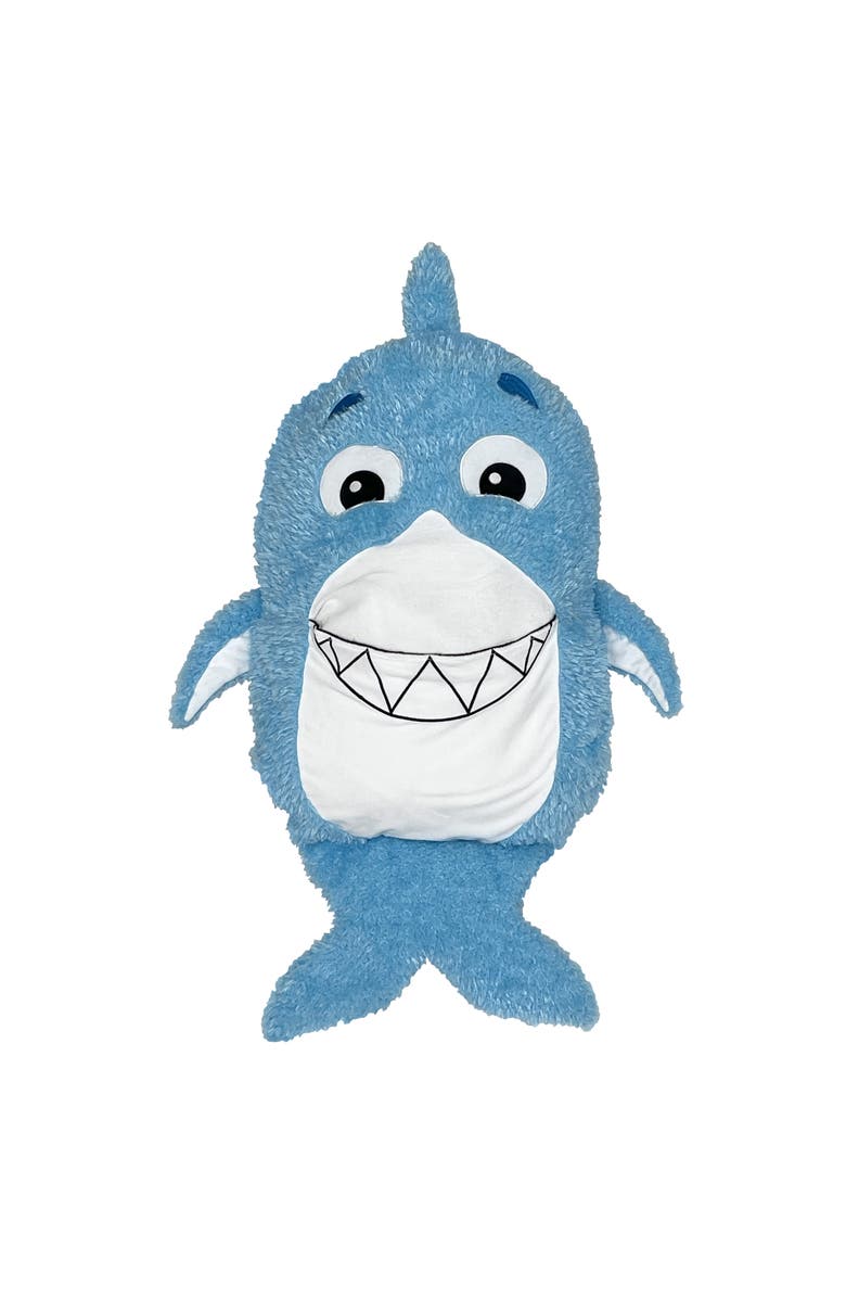 Shamzees Shark Plush Pillow Cover, Main, color, Multicolored
