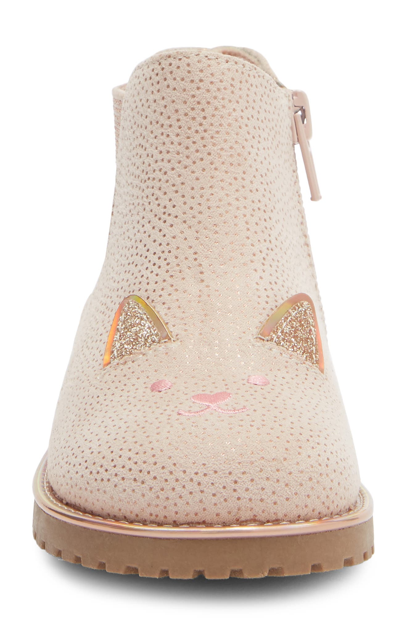 Kids' Lydia Critter Bootie, Alternate, color, GOLD METALLIC