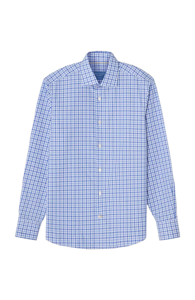 Robert Talbott Reynolds Bold Check Shirt in Contemporary Fit, Alternate, color, Blue/Blue