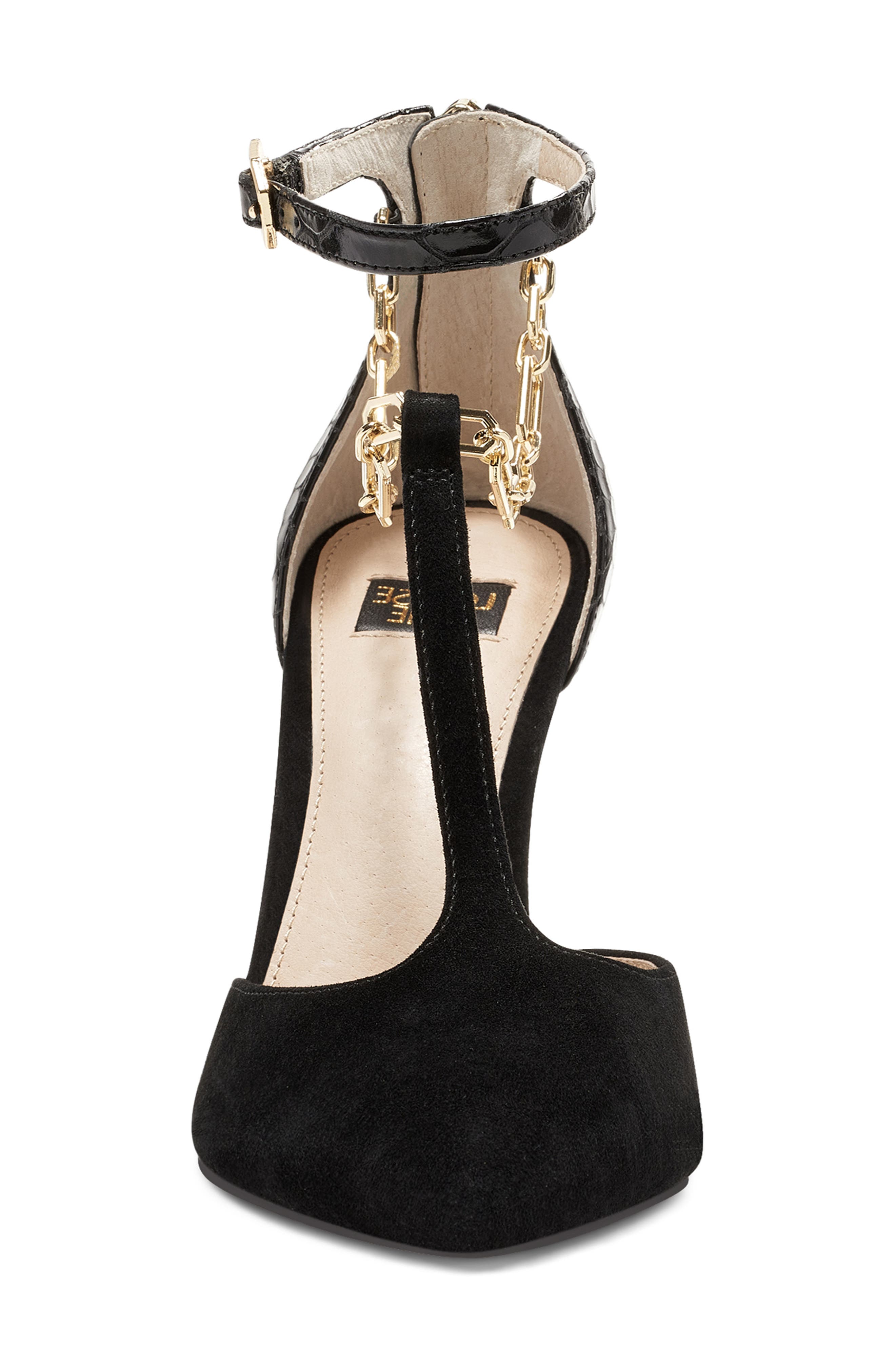 Louise et Cie Taite Ankle Strap Pointed Toe Pump, Alternate, color, 