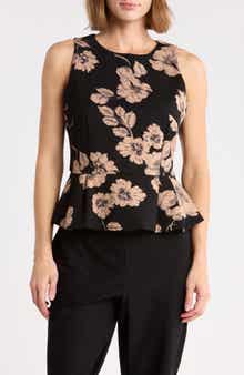 Sleeveless Peplum Top