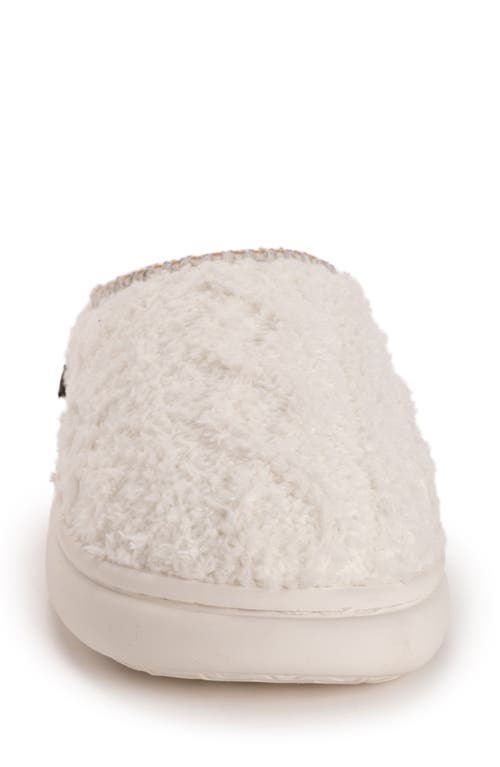Muk Luks Janna Cozy Crew Faux Shearling Lined Clog