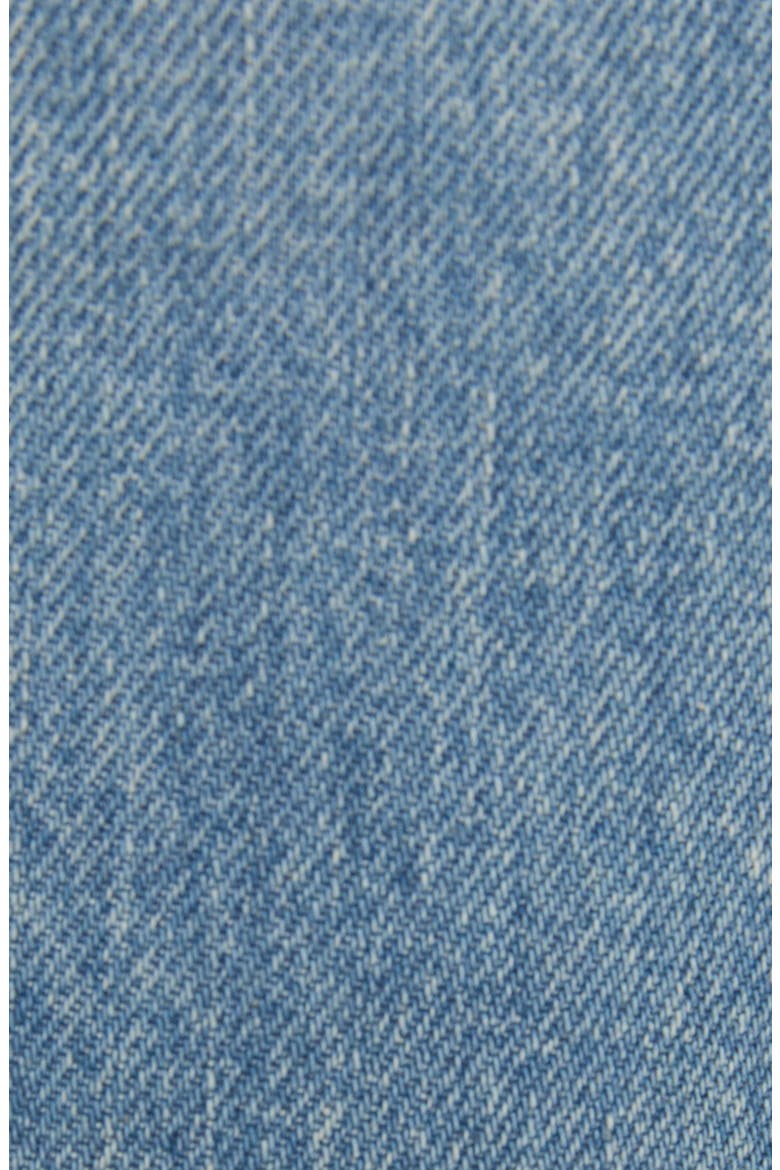 Foldover Waist Denim Bootcut Jeans, Alternate, color, ROYAL
