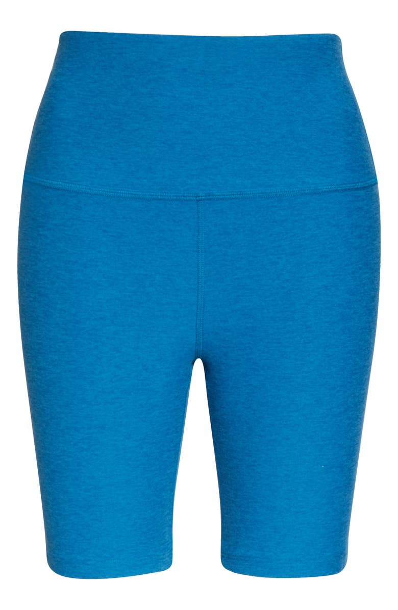 Beyond Yoga High Waist Biker Shorts, Alternate, color, Gulf Stream-Oceana