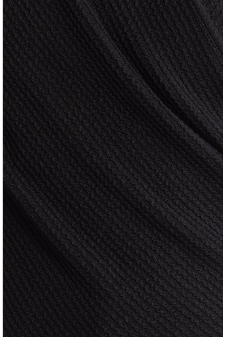 Texture Wrap Front Top, Alternate, color, BLACK