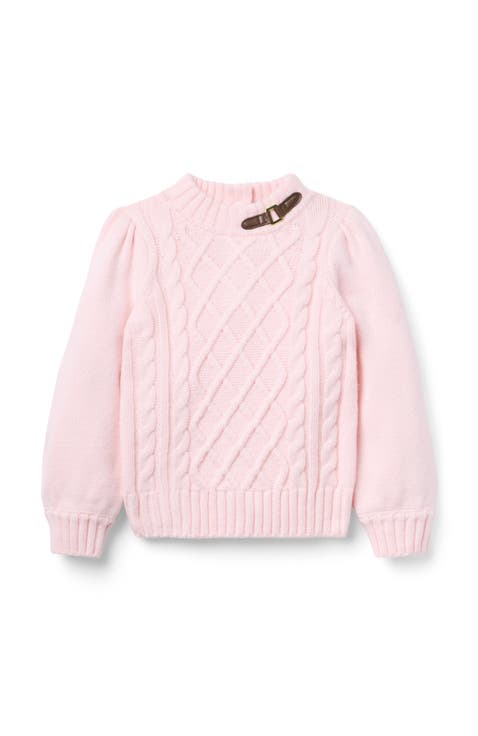 The Equestrian Cable Sweater (Little Kid & Big Kid)