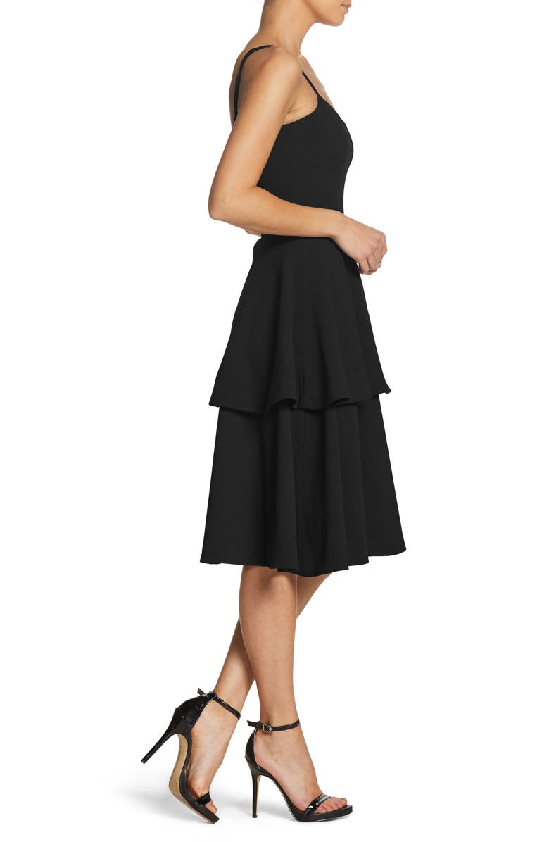 Dress the Population Yasmin Tiered Dress, Alternate, color, 
