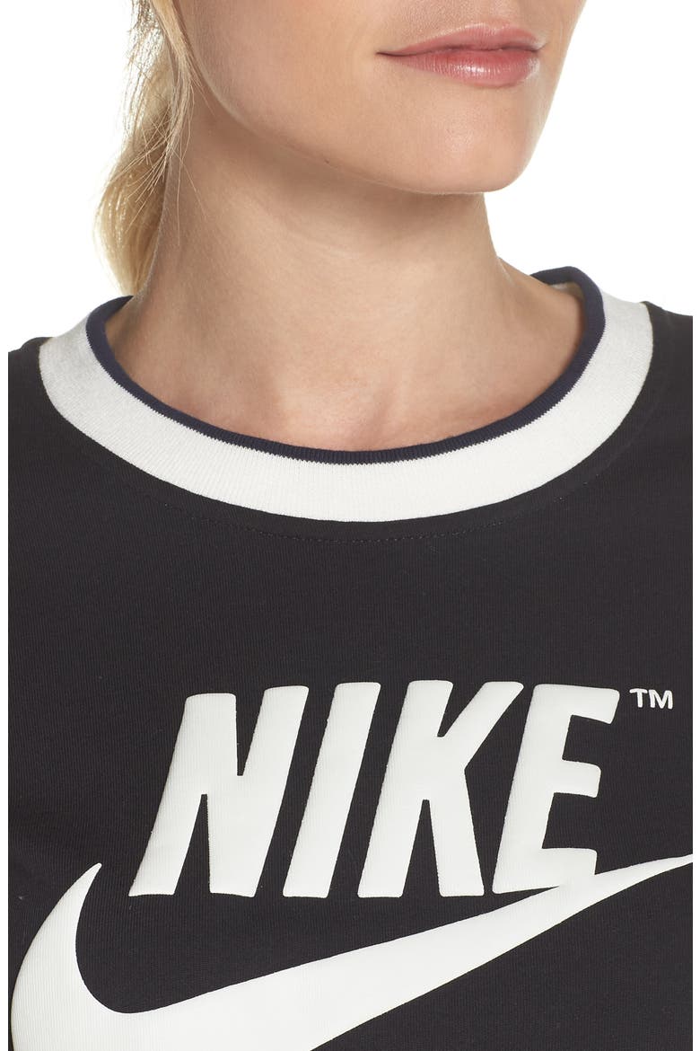 Sportswear Crop Top, Alternate, color, BLACK