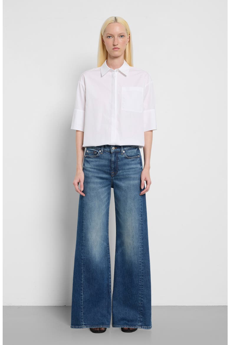 Cotton Shirt, Alternate, color, POPELINE OPTICA