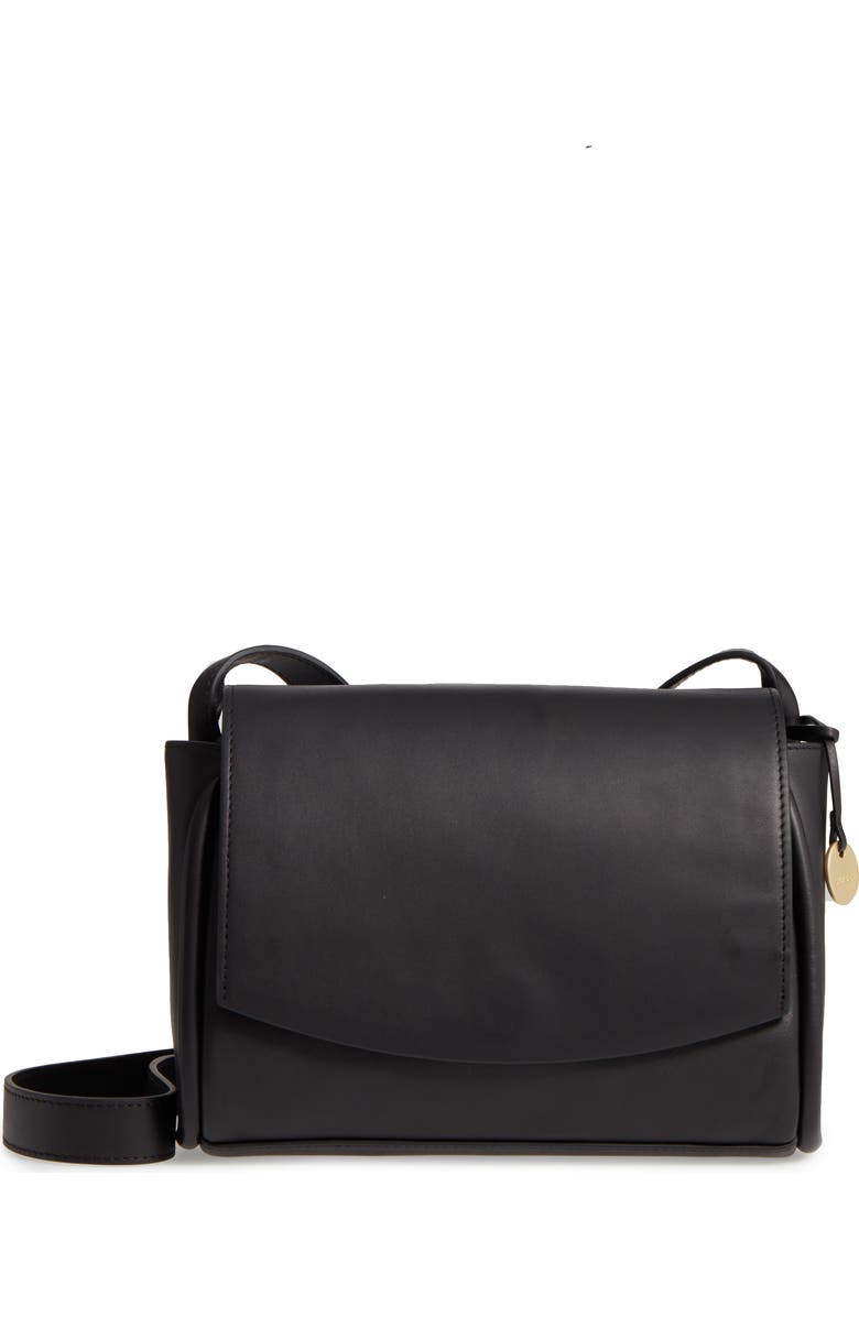 Skagen Sylvi Leather Crossbody Bag, Main, color,