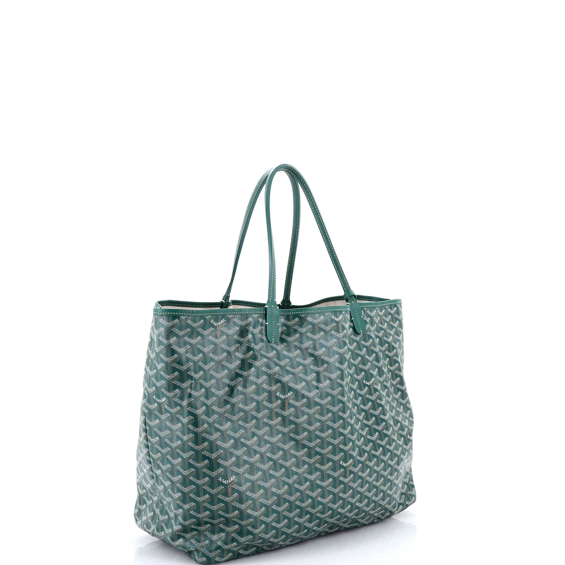 Pre-Owned Goyard Saint Louis Tote Coated Canvas GM, Alternate, color, Green
