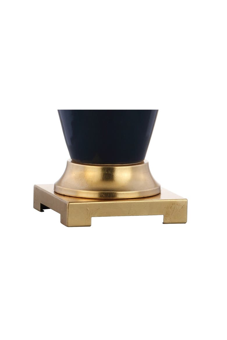 Dip Dye 31.5" Ceramic LED Table Lamp, Alternate, color, White/Navy