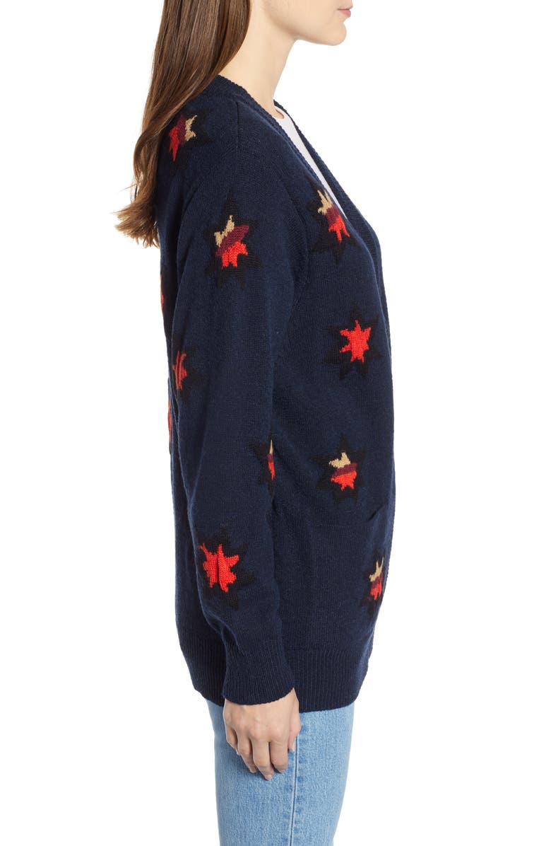 Scotch & Soda Stars Cardigan, Alternate, color, 