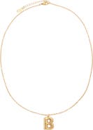 Petit Moments Bubble Initial Necklace
