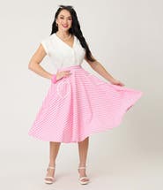 Unique Vintage Sally Swing Skirt