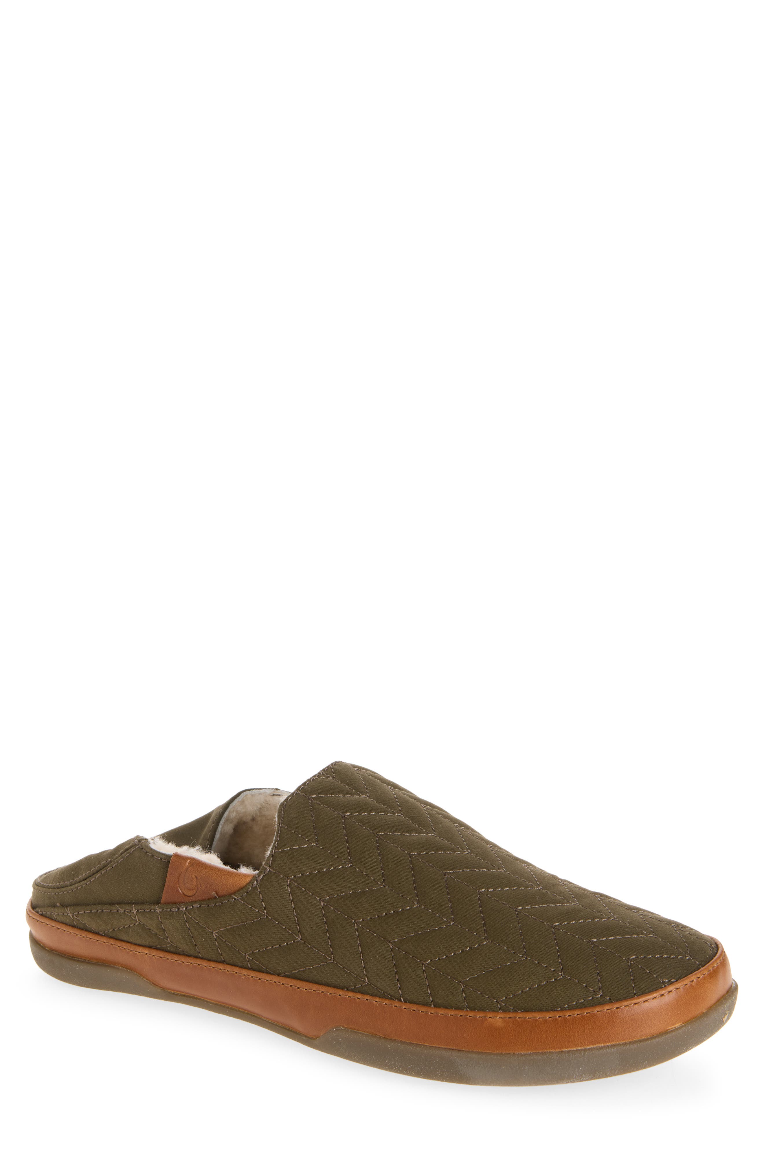 Hanohano II Slipper, Alternate, color, HUSK/ HUSK
