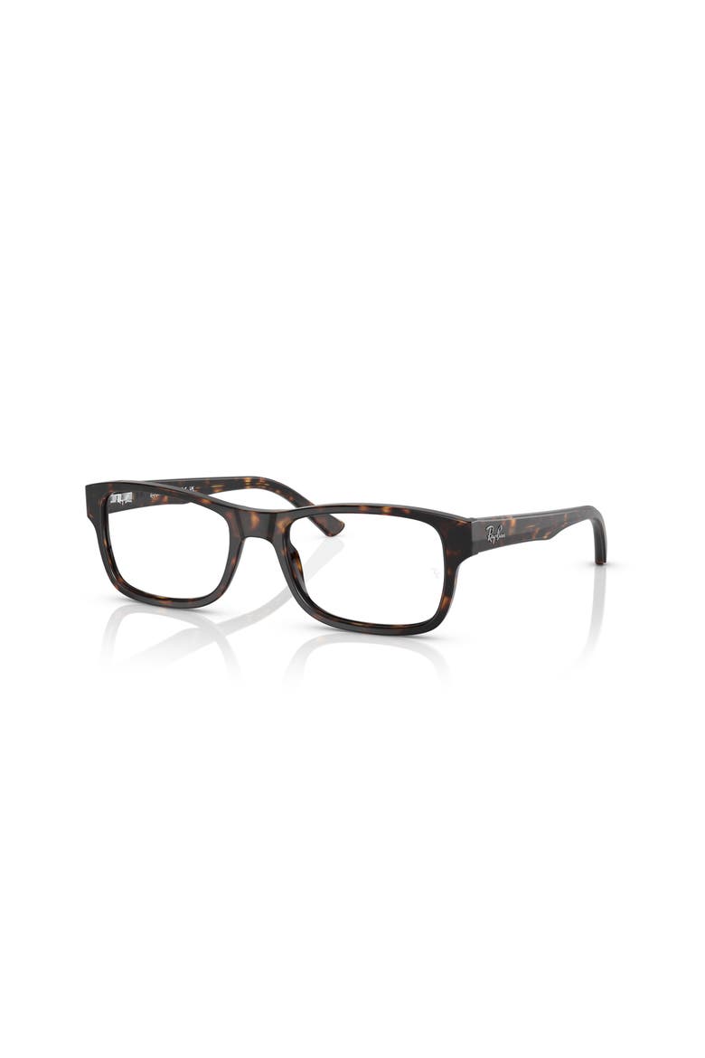 52mm Square optical glasses, Main, color, Tortoise