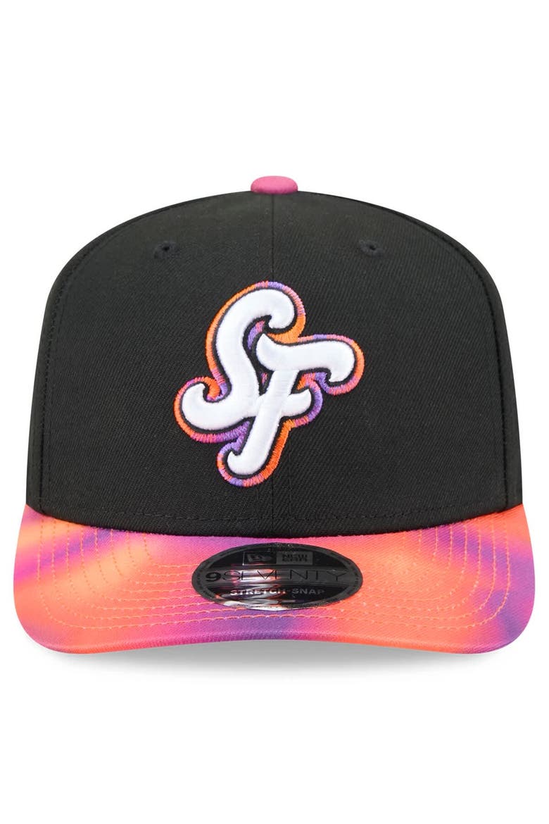 Men's New Era  Black/Orange San Francisco Giants 2025 City Connect 9SEVENTY Adjustable Hat, Alternate, color, Black