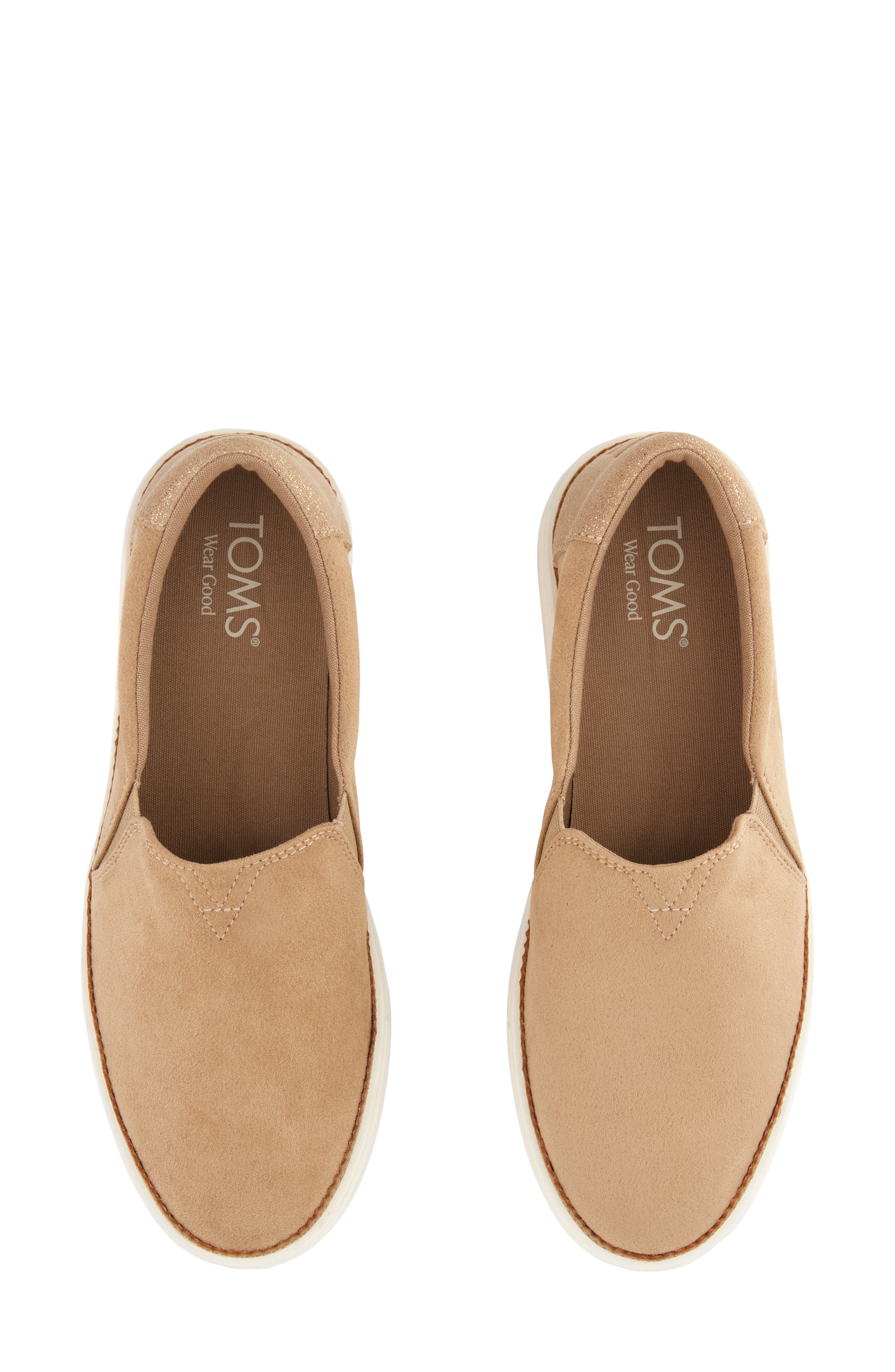 Emily Slip On Sneaker, Alternate, color, MEDIUM BEIGE