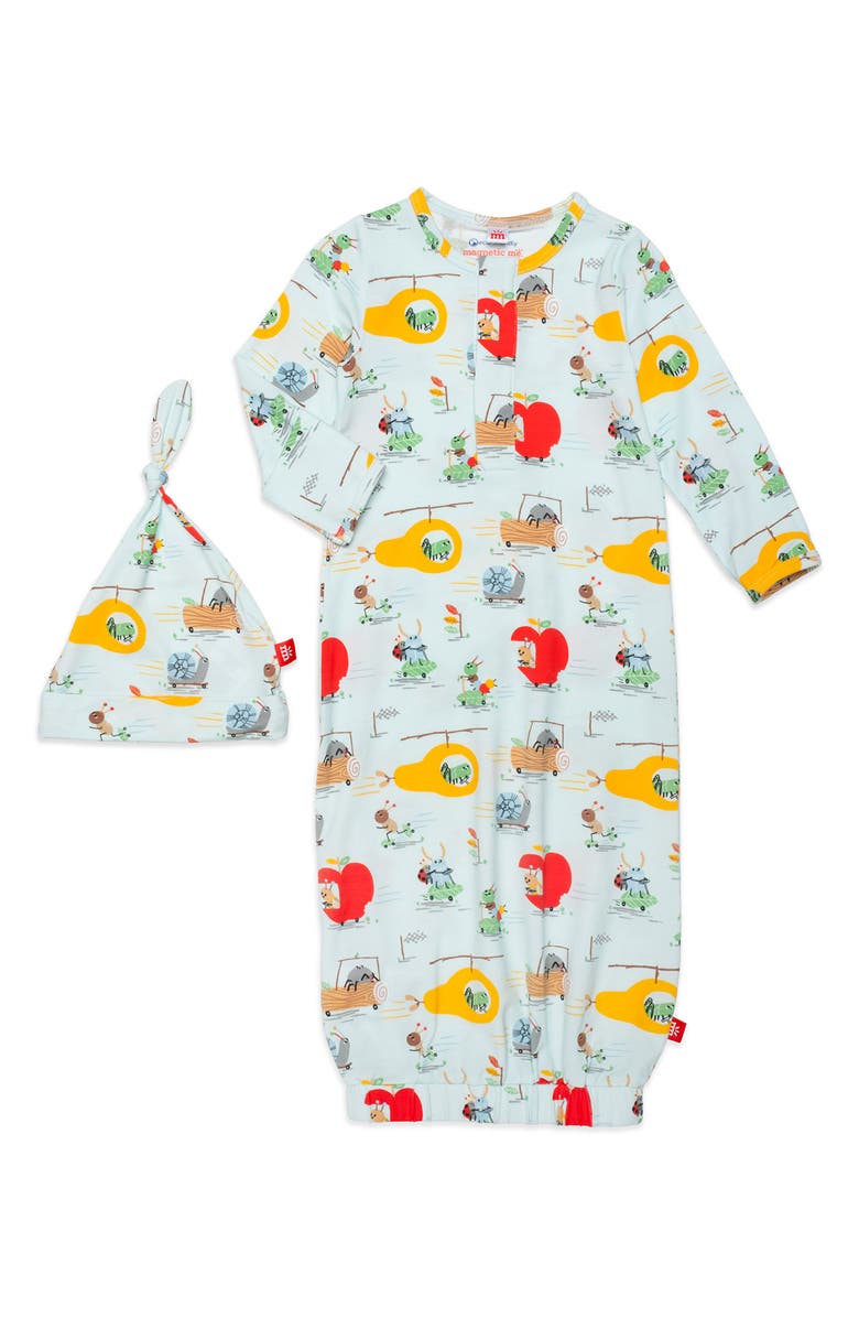 Magnetic Me Fruity Peddlers Gown & Hat, Main, color, Fruity Peddlers