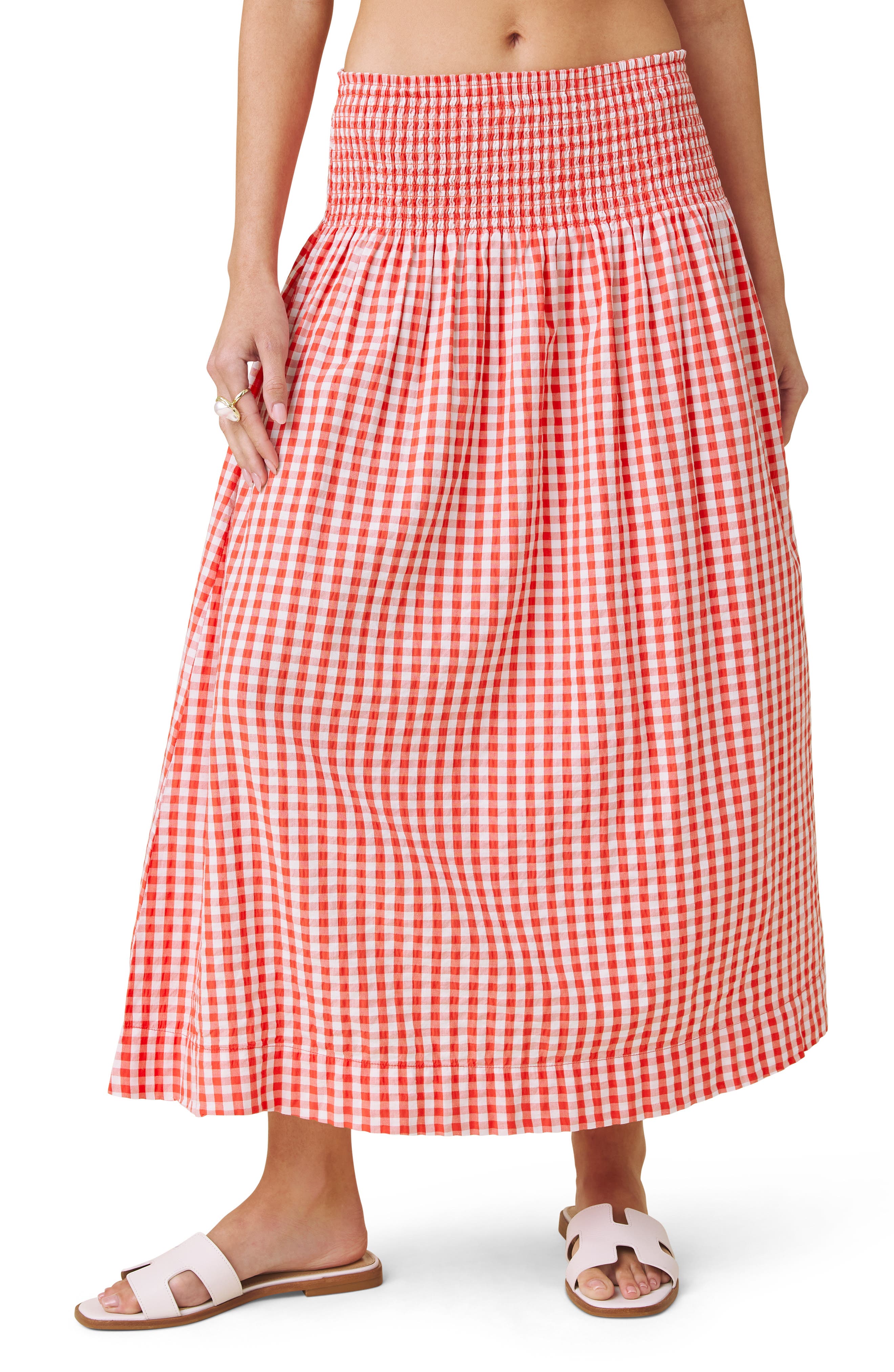 Gigi Gingham A-Line Skirt - image 3