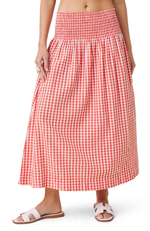 Gigi Gingham A-Line Skirt
