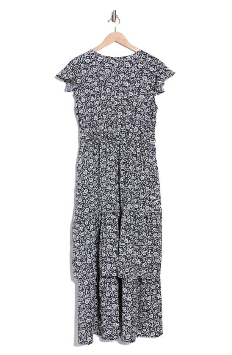 MELLODAY Floral Wrap Dress, Alternate, color,