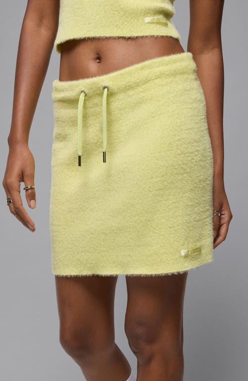 Jordan Air Drawstring Waist Sweater Skirt In Multi