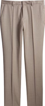 BOSS Genius Slim Fit Wool Suit Pants