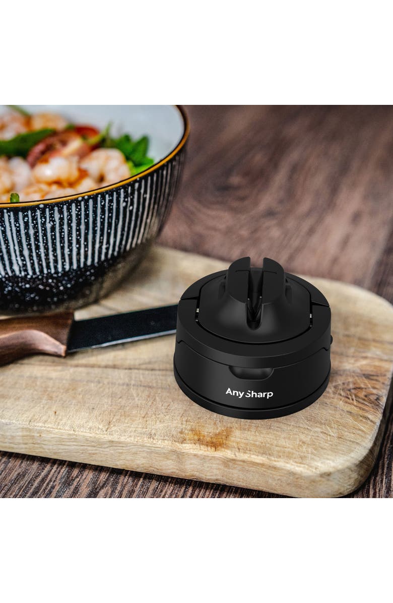 AnySharp EVO Knife Sharpener - Red, Alternate, color, Black