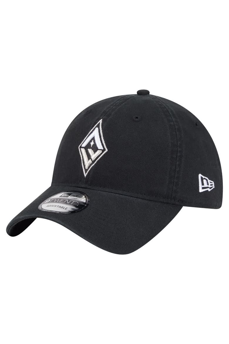 Unisex New Era Black Las Vegas Aces Core Alt Logo 9TWENTY Adjustable Hat, Main, color, Black
