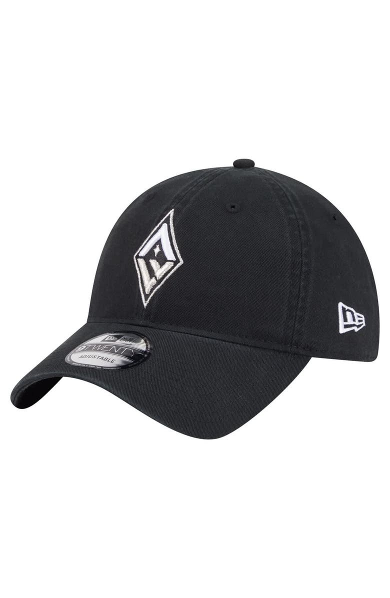 New Era Unisex New Era Black Las Vegas Aces Core Alt Logo 9TWENTY Adjustable Hat, Main, color, Black
