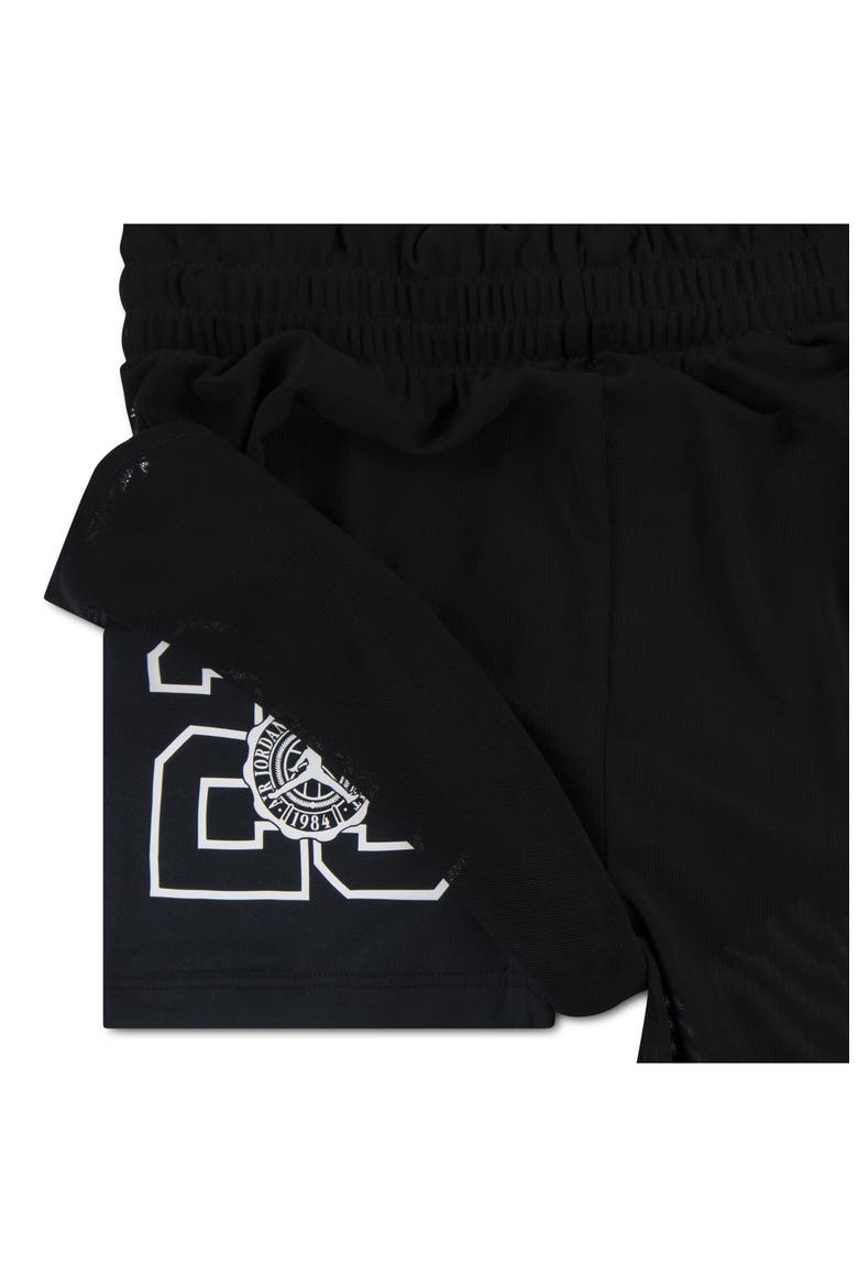 Kids' Secret Diary Sheer Pants, Alternate, color, BLACK