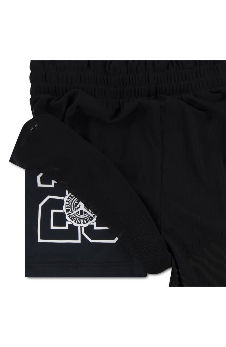 Jordan Kids' Secret Diary Sheer Pants, Alternate, color, Black