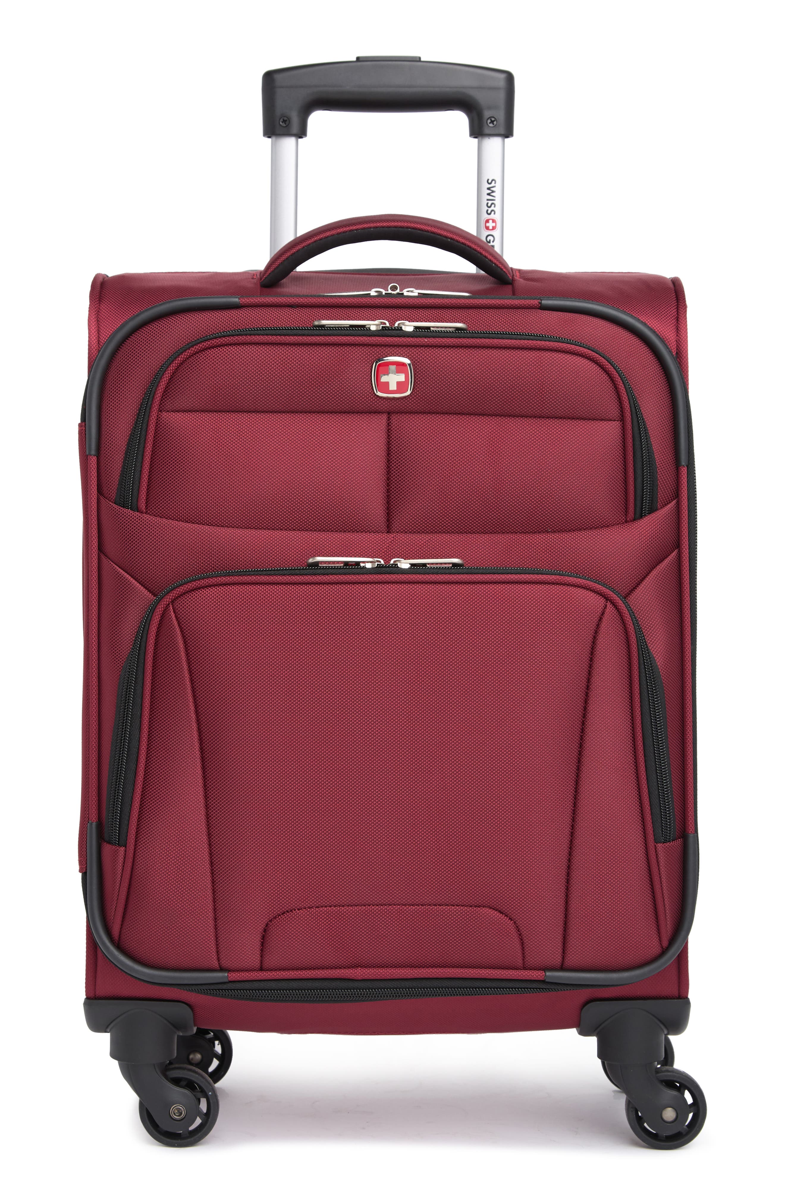 SWISSGEAR 19" Softside Spinner Suitcase, Main, color, 