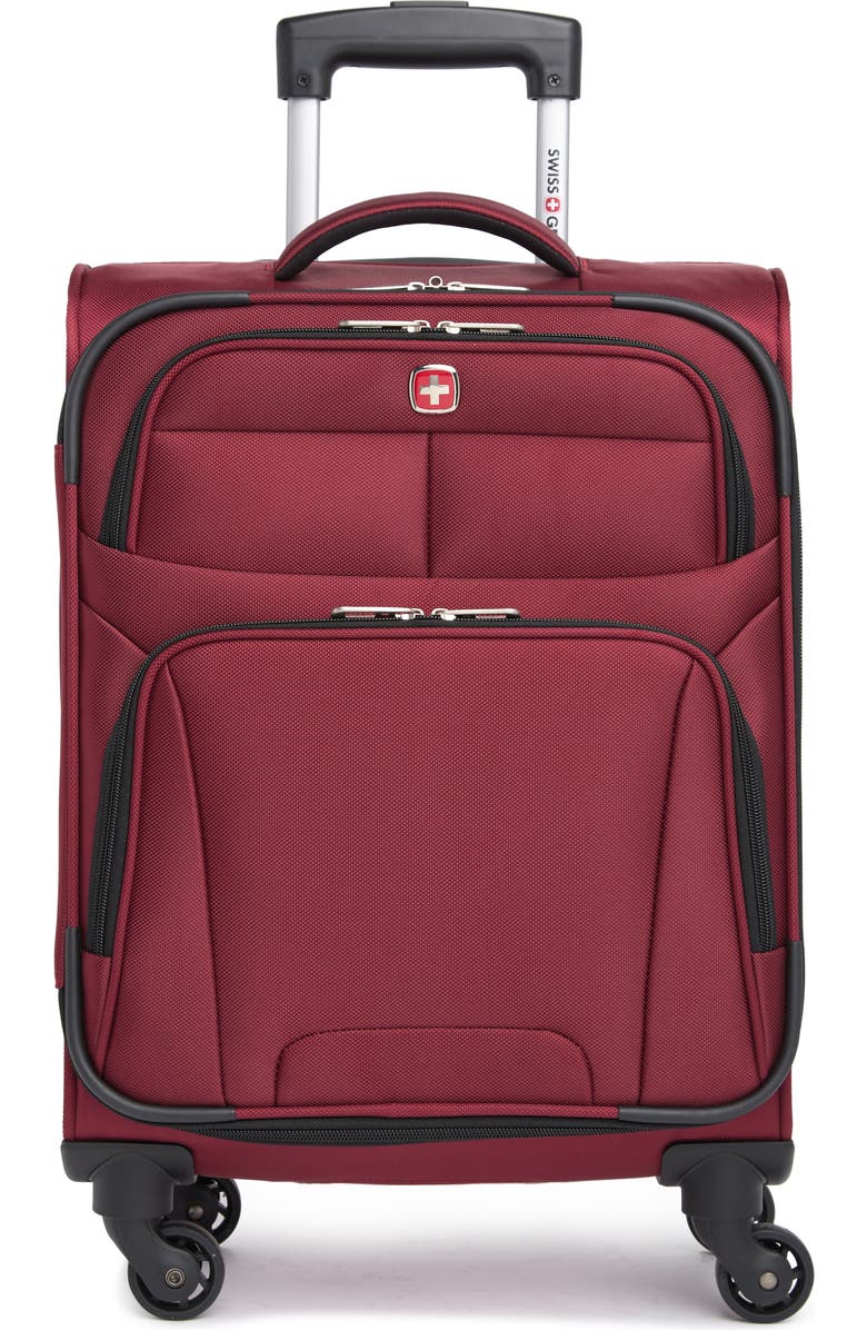SWISSGEAR 19" Softside Spinner Suitcase, Main, color,