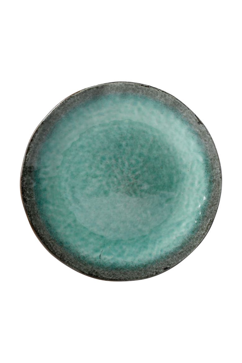 Green Lantern 16-Piece Terracotta Reactive Glaze Dinnerware Set, Alternate, color, Green