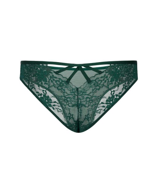 Shop Adore Me Mandi Cheeky Panties In Dark Green