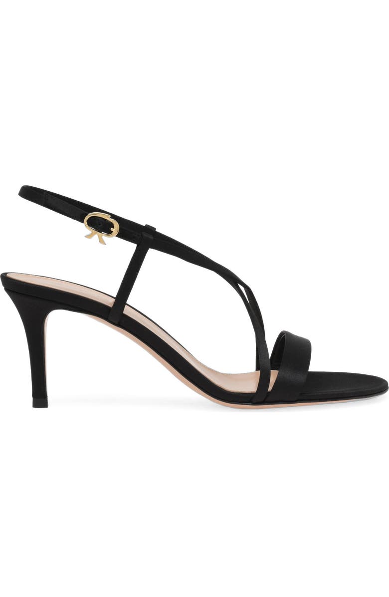 Gianvito Rossi Larisse 70 Sandals, Main, color, Black