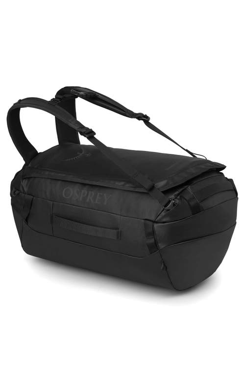 Osprey Transporter 30-liter Duffle Carry-on Luggage In Raven Black/black