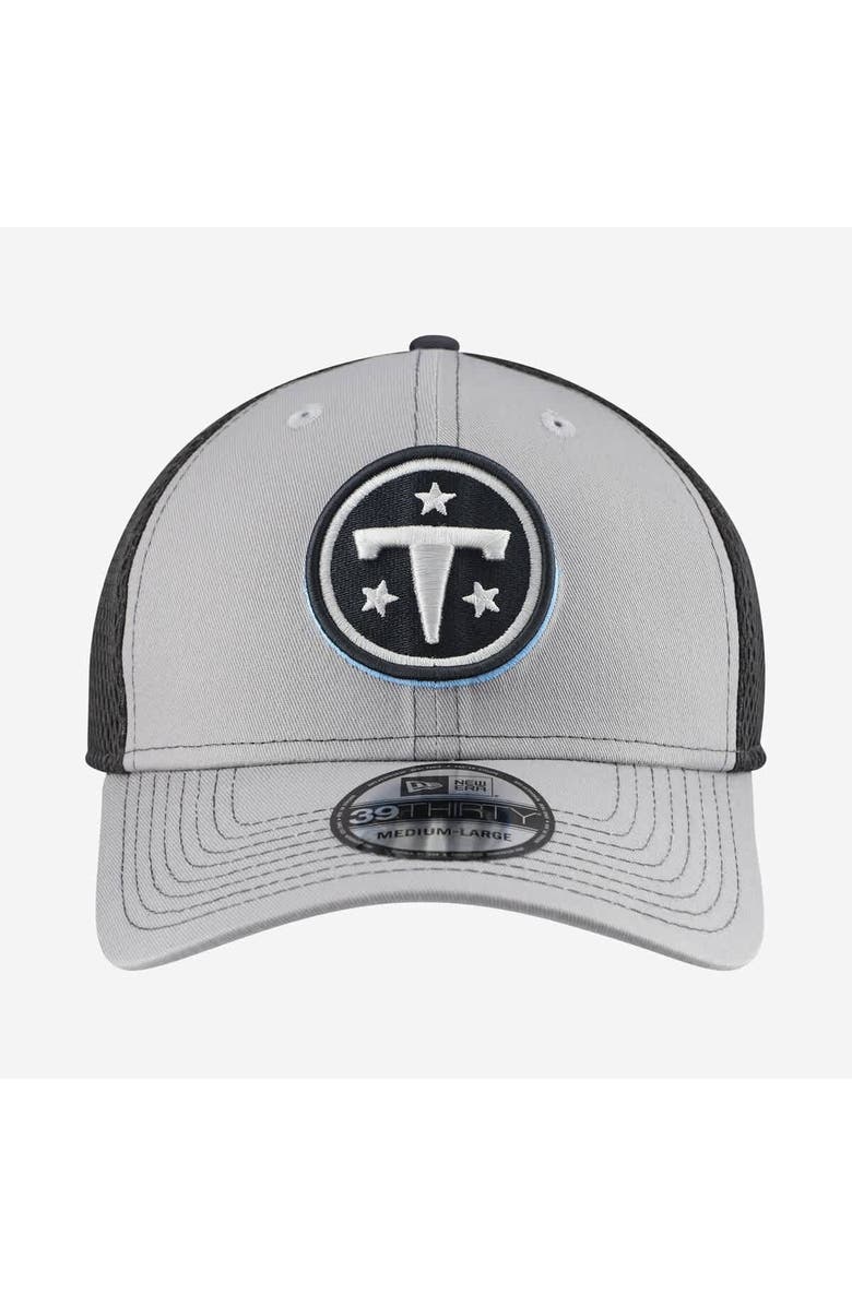 New Era Men's New Era Gray Tennessee Titans Grayed Out Neo 39THIRTY Flex Hat, Alternate, color, Gray