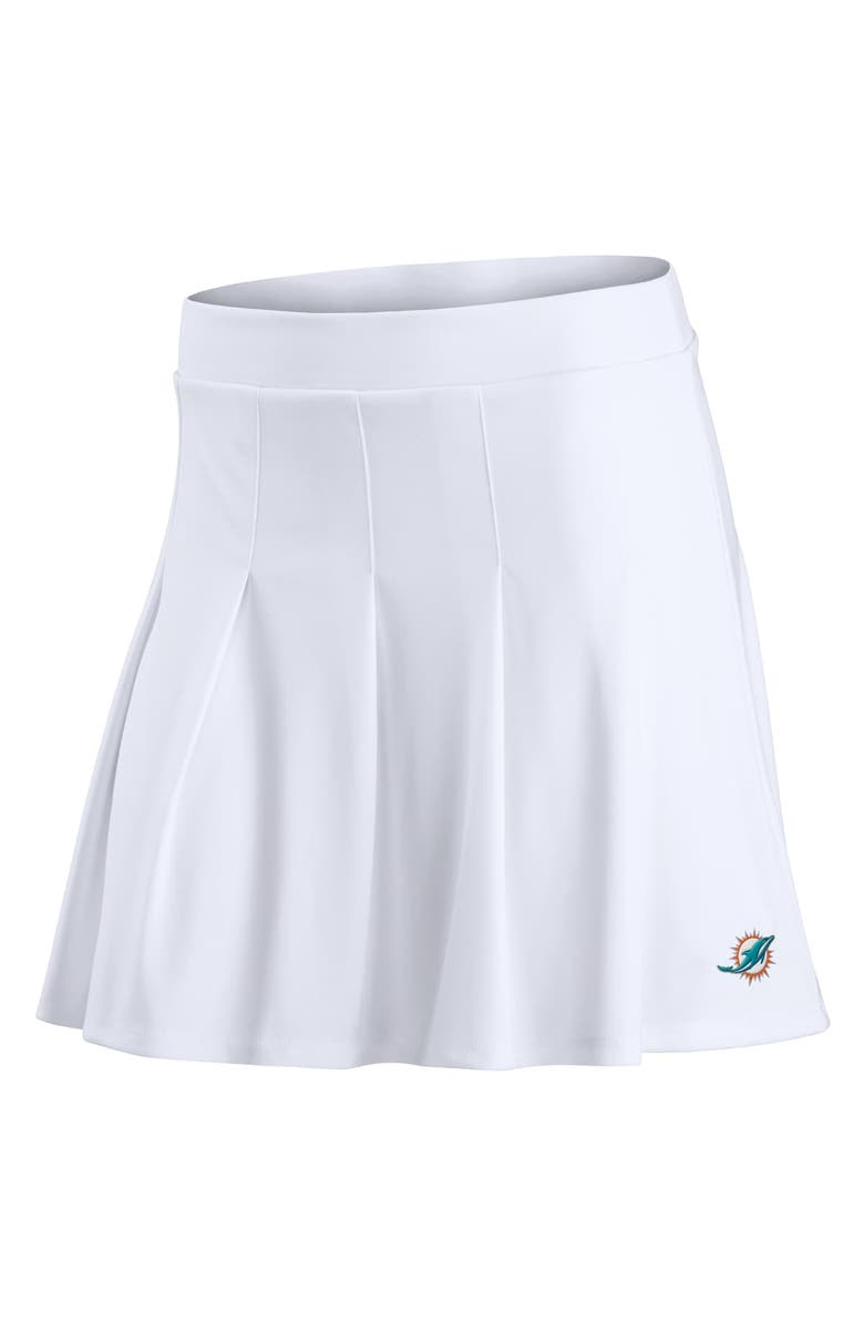 FANATICS Women's Fanatics White Miami Dolphins Primary Logo Tennis Skort, Alternate, color, White