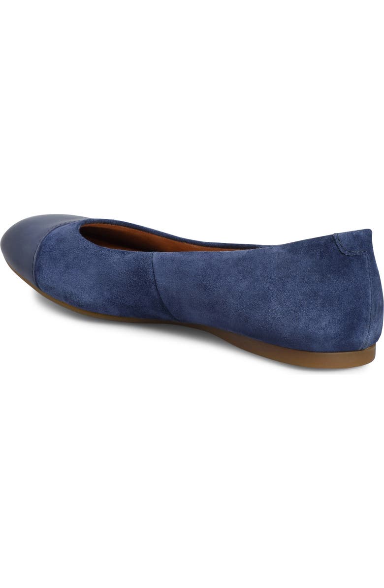 Børn Batti Mixed Media Ballet Flat, Alternate, color, Navy