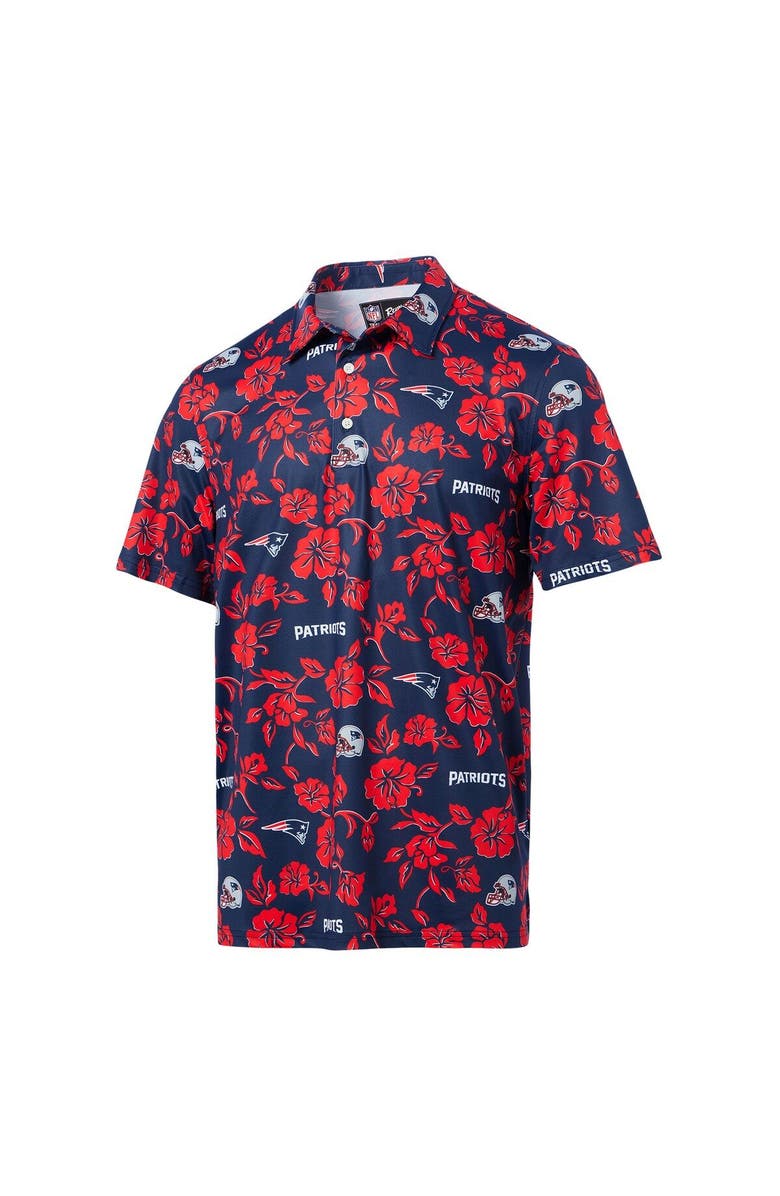 Reyn Spooner Men's Reyn Spooner Navy New England Patriots Pua Performance Polo, Alternate, color, Navy