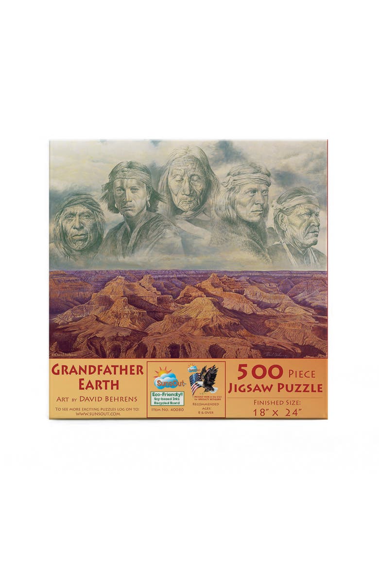 Grandfather Earth 500 piece Jigsaw Puzzle for Adults, Alternate, color, Multicolor