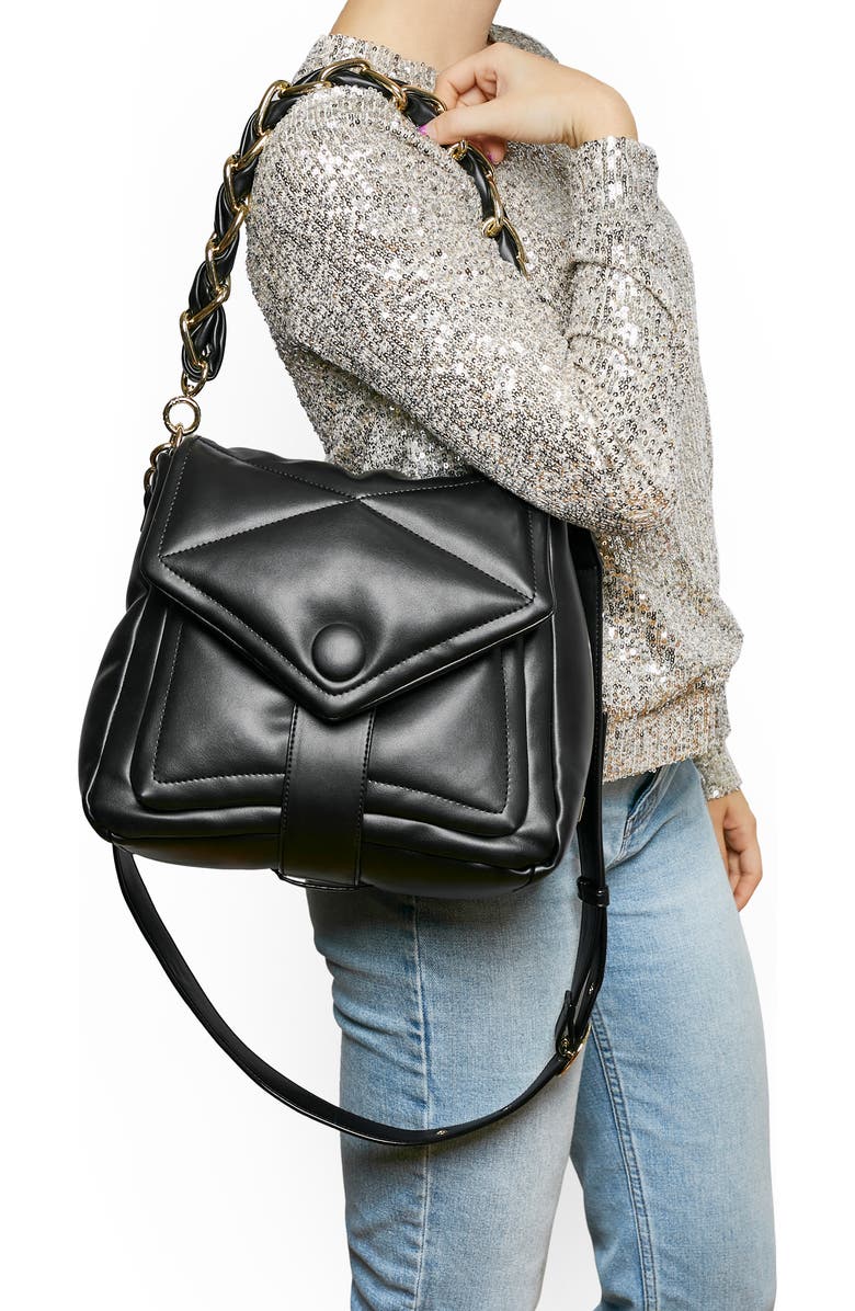 HOUSE OF WANT We Are Fearless Vegan Leather Crossbody Bag, Alternate, color,