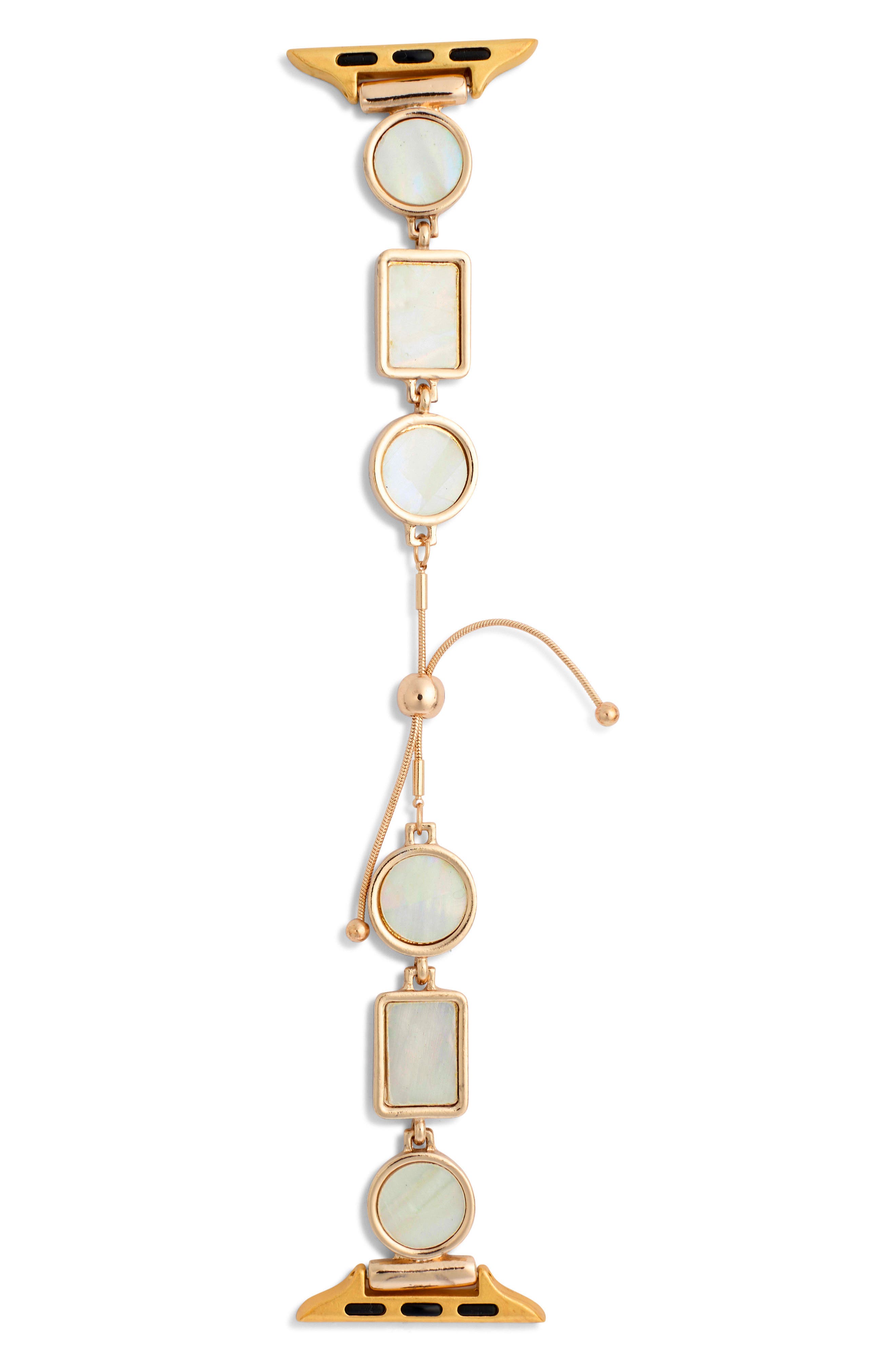 NORDSTROM RACK Mother-of-Pearl Smart Watch Strap
