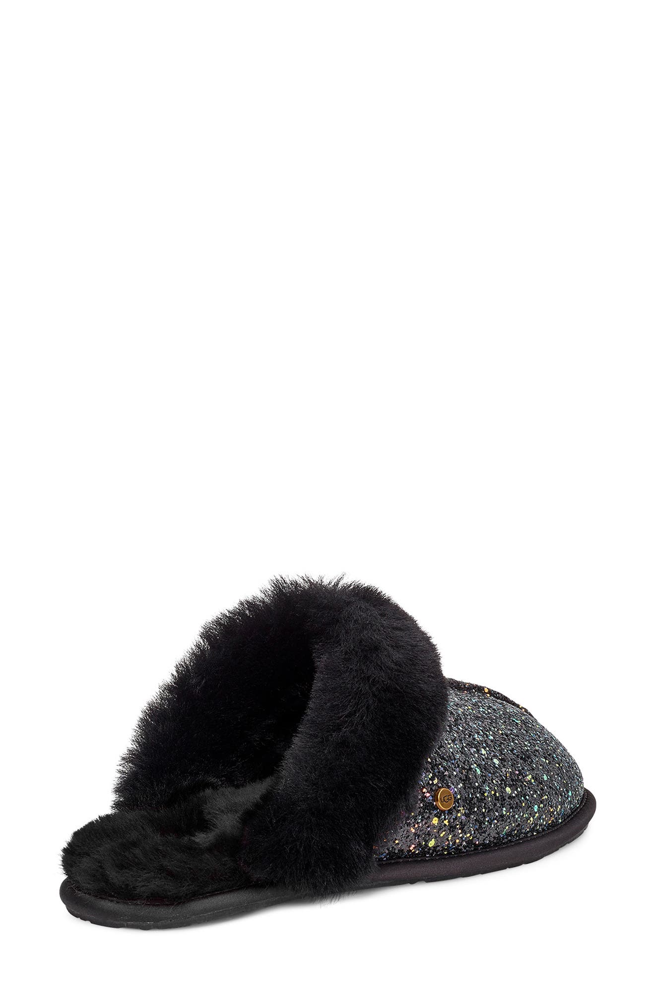 Scuffette II Cosmos Slipper, Alternate, color, BLACK FABRIC