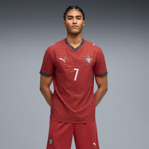 Men's Puma Cristiano Ronaldo Red Portugal National Team 2026 Home Authentic Jersey