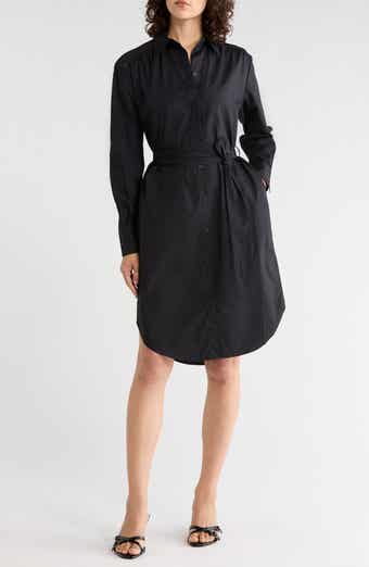 Delegant Long Sleeve Shirtdress